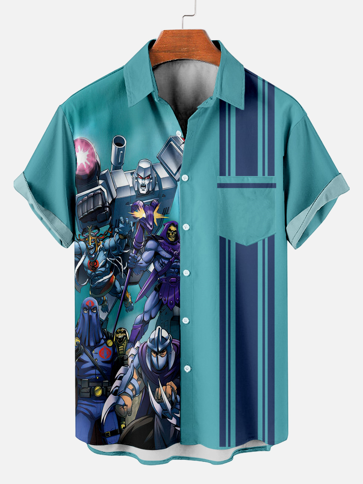 Men's Classic Character Graphic Short Sleeve Shirt