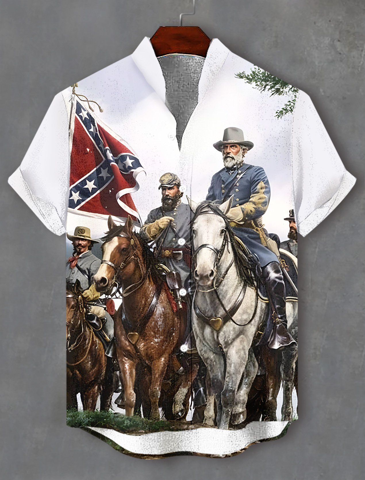 Men's Retro Graphic Short Sleeve Shirt