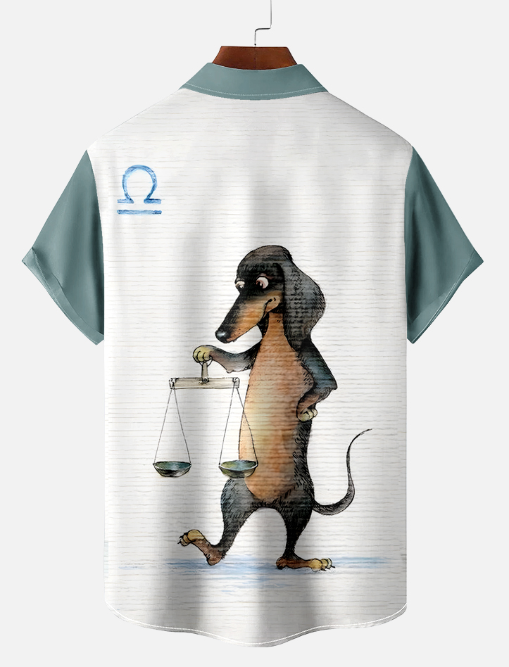 Retro Fun Pattern Short Sleeve Shirt