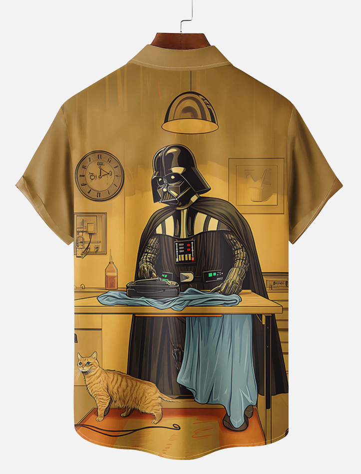 Men's Classic Movie Graphic Short Sleeve Shirt