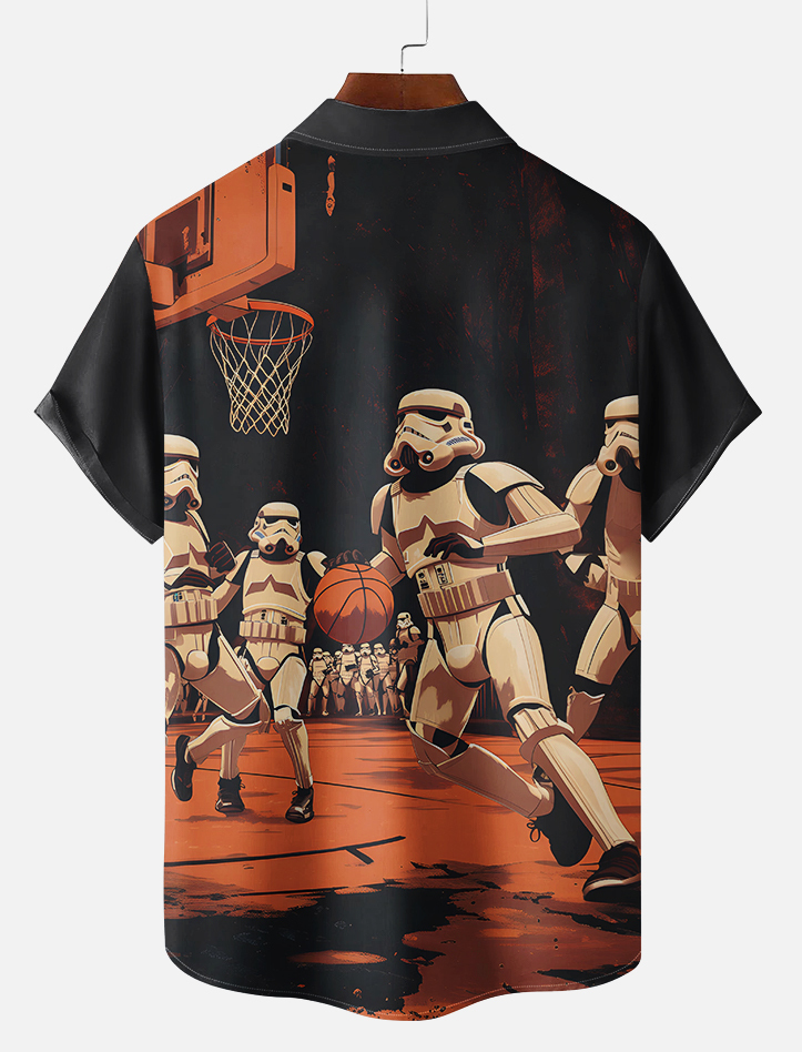 Men's Classic Movie Graphic Short Sleeve Shirt