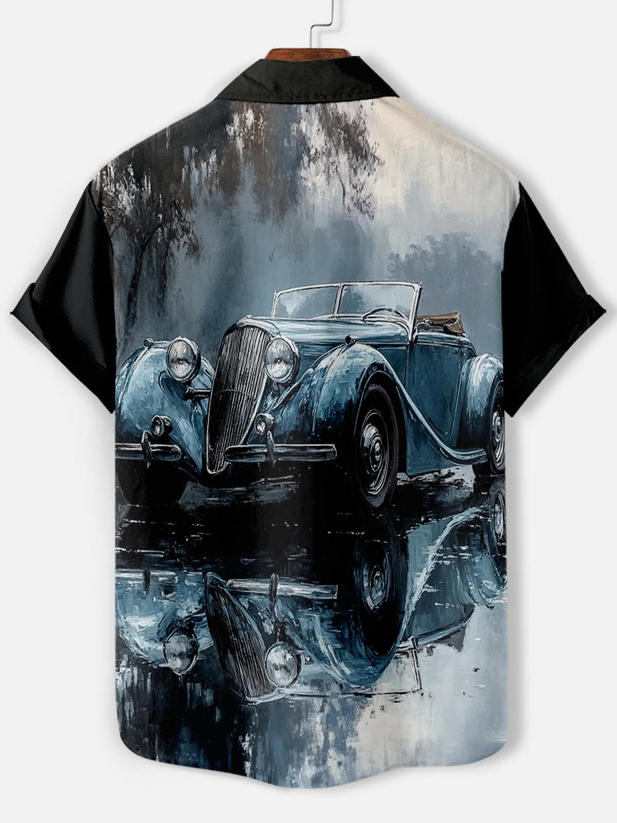 Men's Car Graphic Short Sleeve Shirt