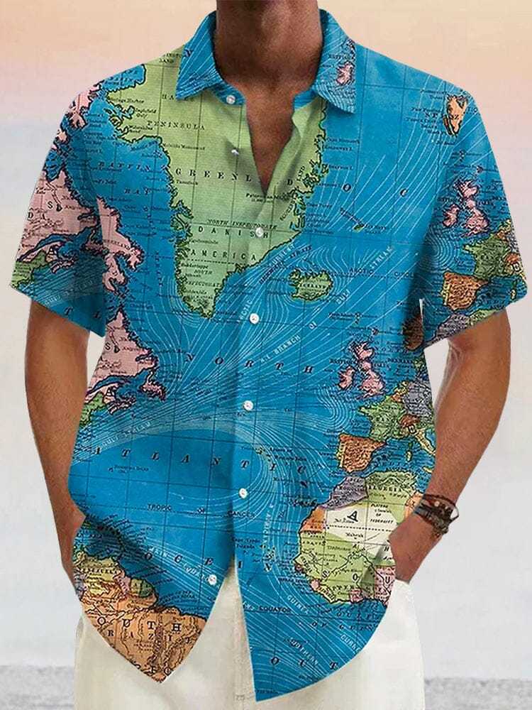 Stylish Print Short Sleeve Shirts