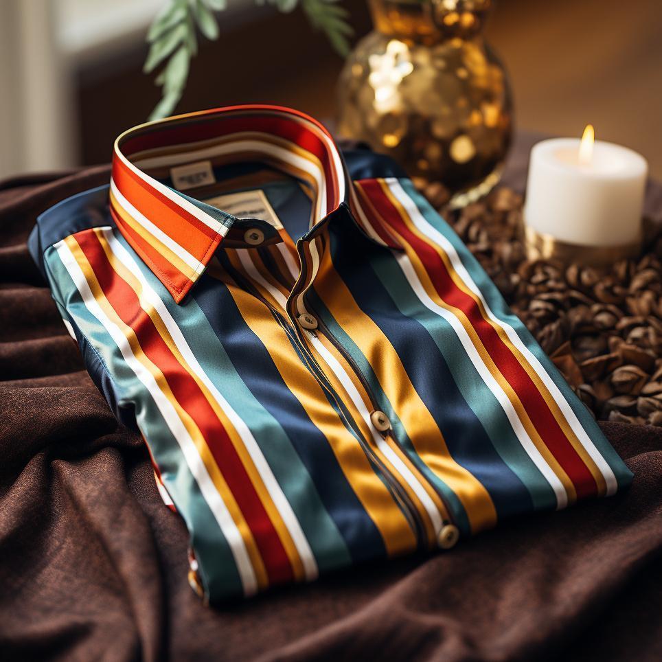 Men's Business Casual Button-Down Shirt