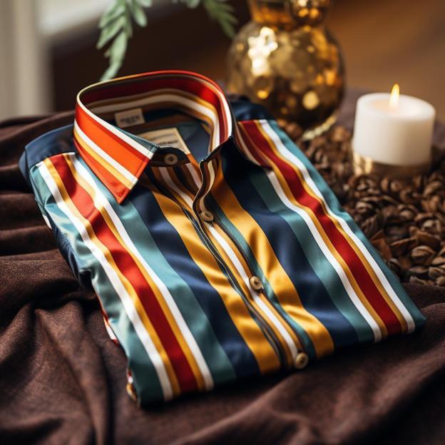Men's Business Casual Button-Down Shirt