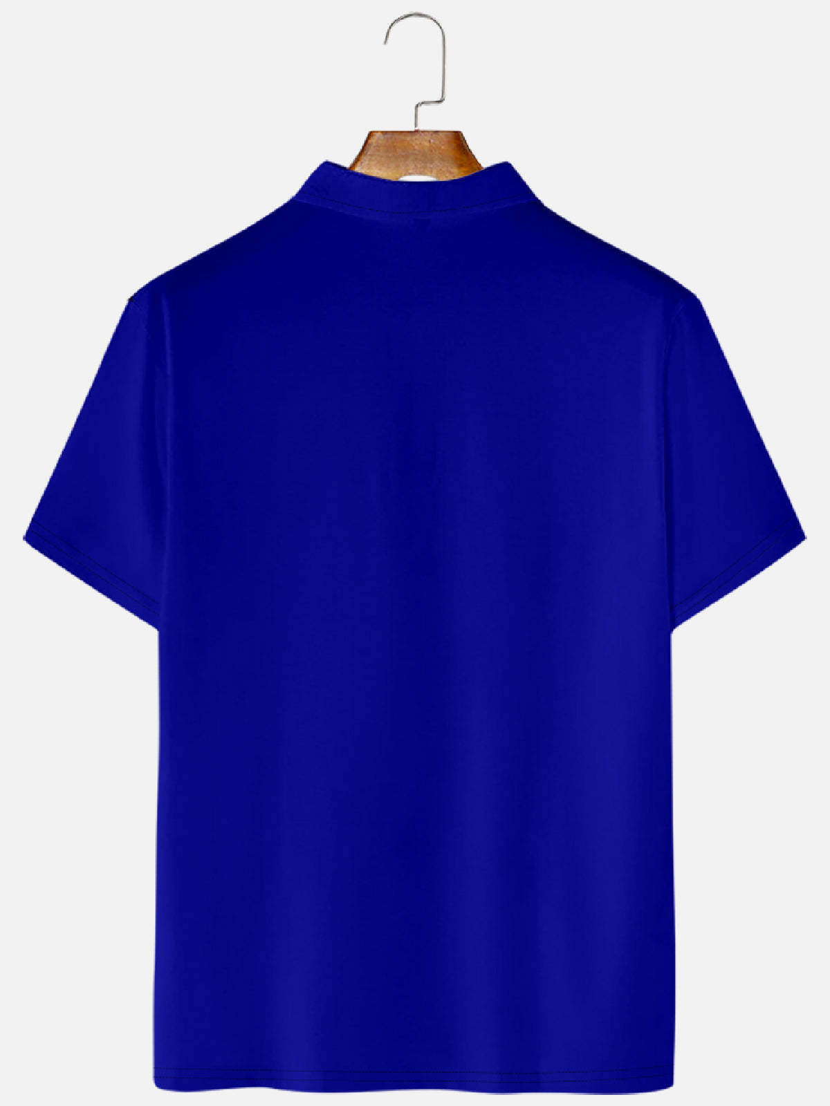 Men's Geometric Casino Print Casual Short Sleeve Hawaiian Bowling Polo Shirt