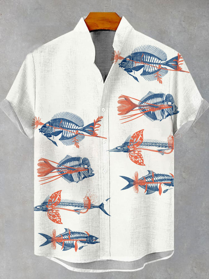 Ocean Creature Graphic Short Sleeve Shirt