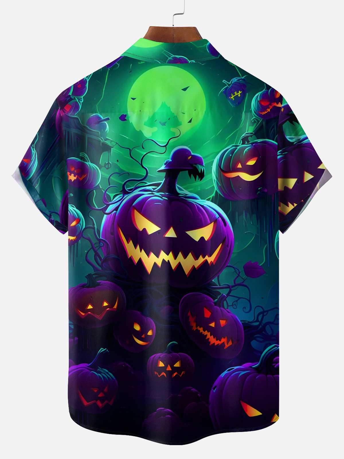 Halloween Scary Pumpkin Hawaiian Shirt