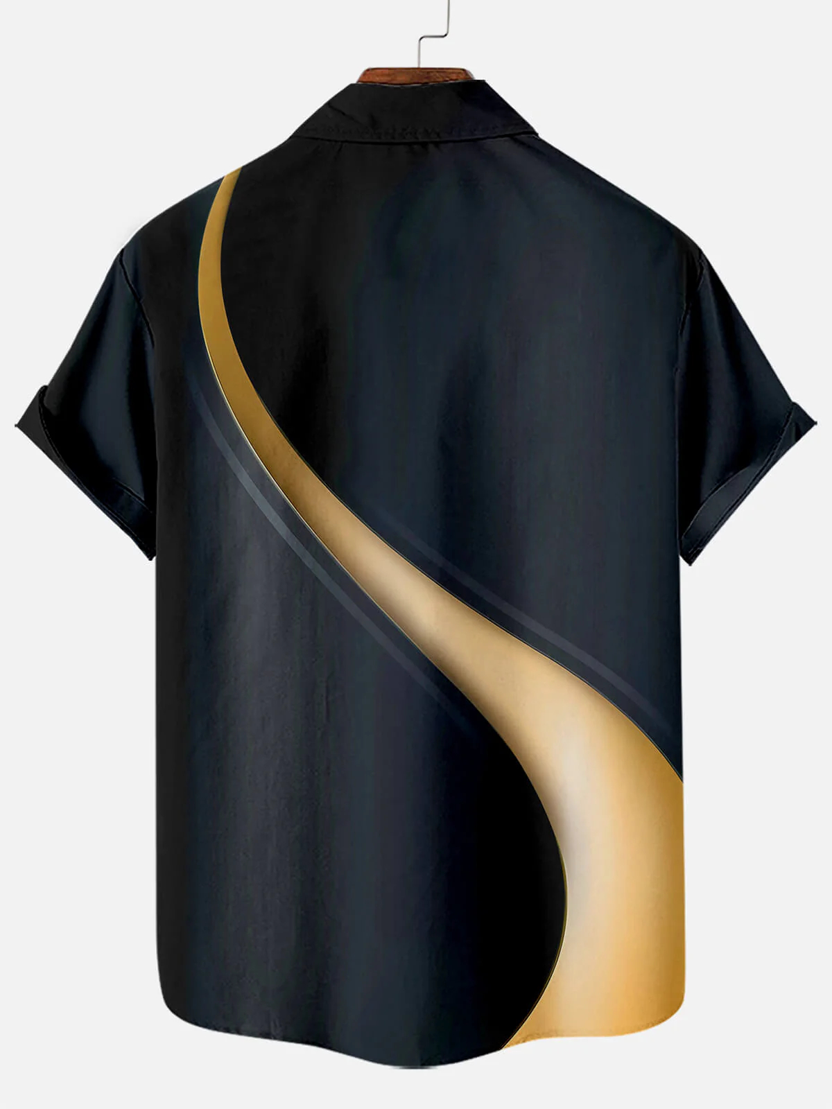 Men's Easter Cross Print Short Sleeve Shirt