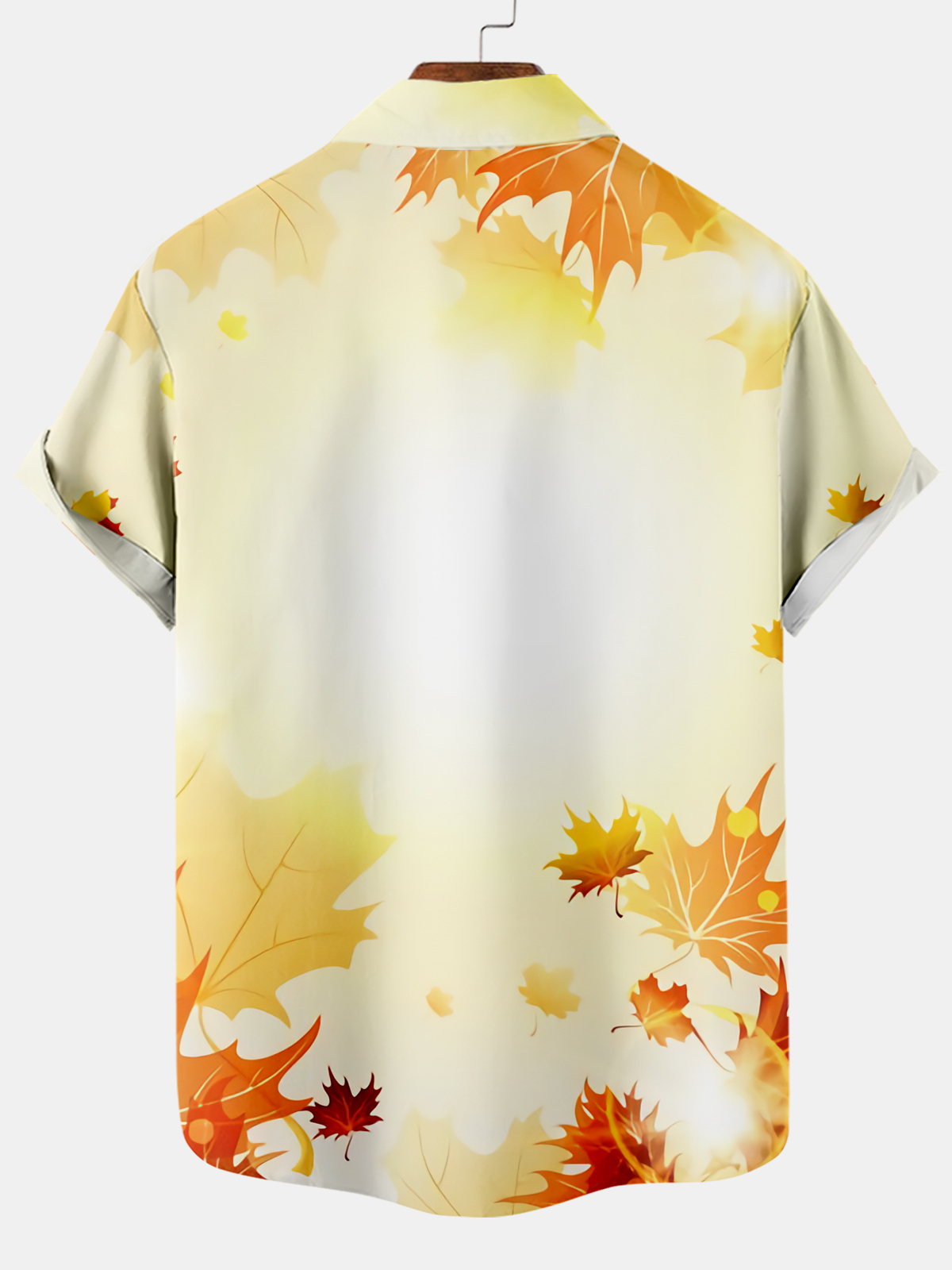 Men's Thanksgiving Day Print Short Sleeve Shirt