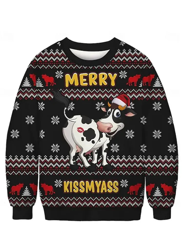 Men's Casual Art Graphic Long Sleeve Sweatshirt