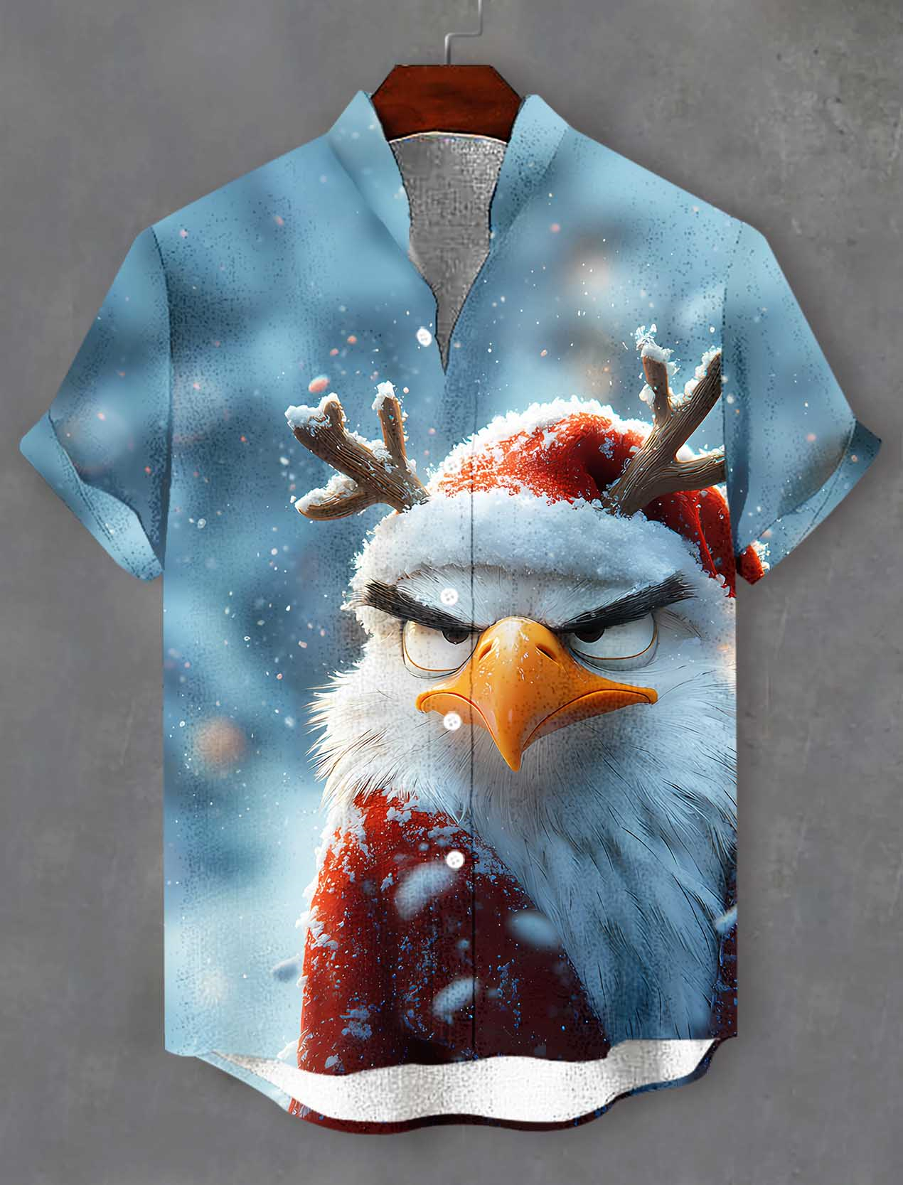 Men's Fun Cartoon Graphic Short Sleeve Shirt