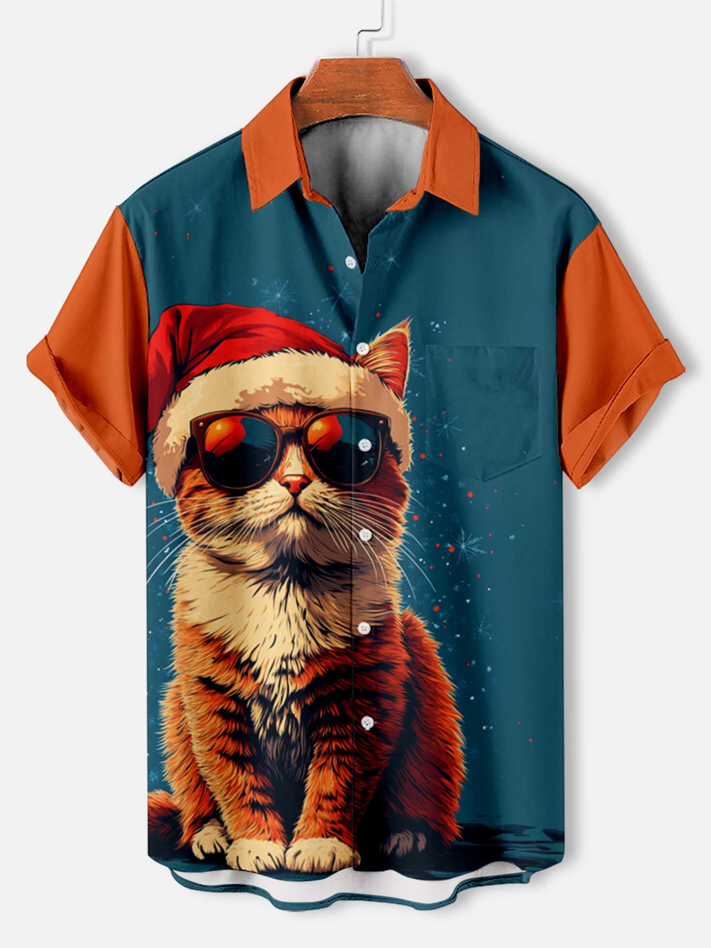 Men's Fun Cartoon Graphic Short Sleeve Shirt