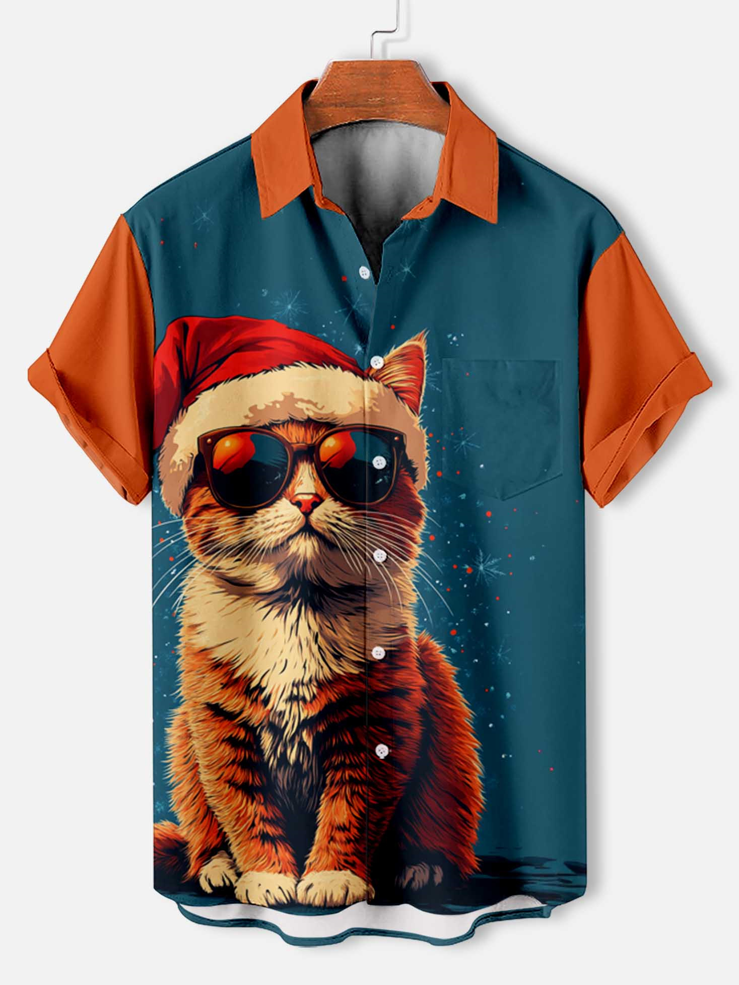 Men's Fun Cartoon Graphic Short Sleeve Shirt