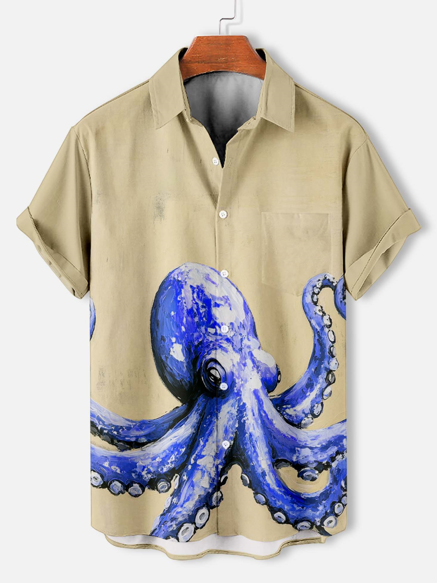 Men's Marine Life Graphic Short Sleeve Shirt