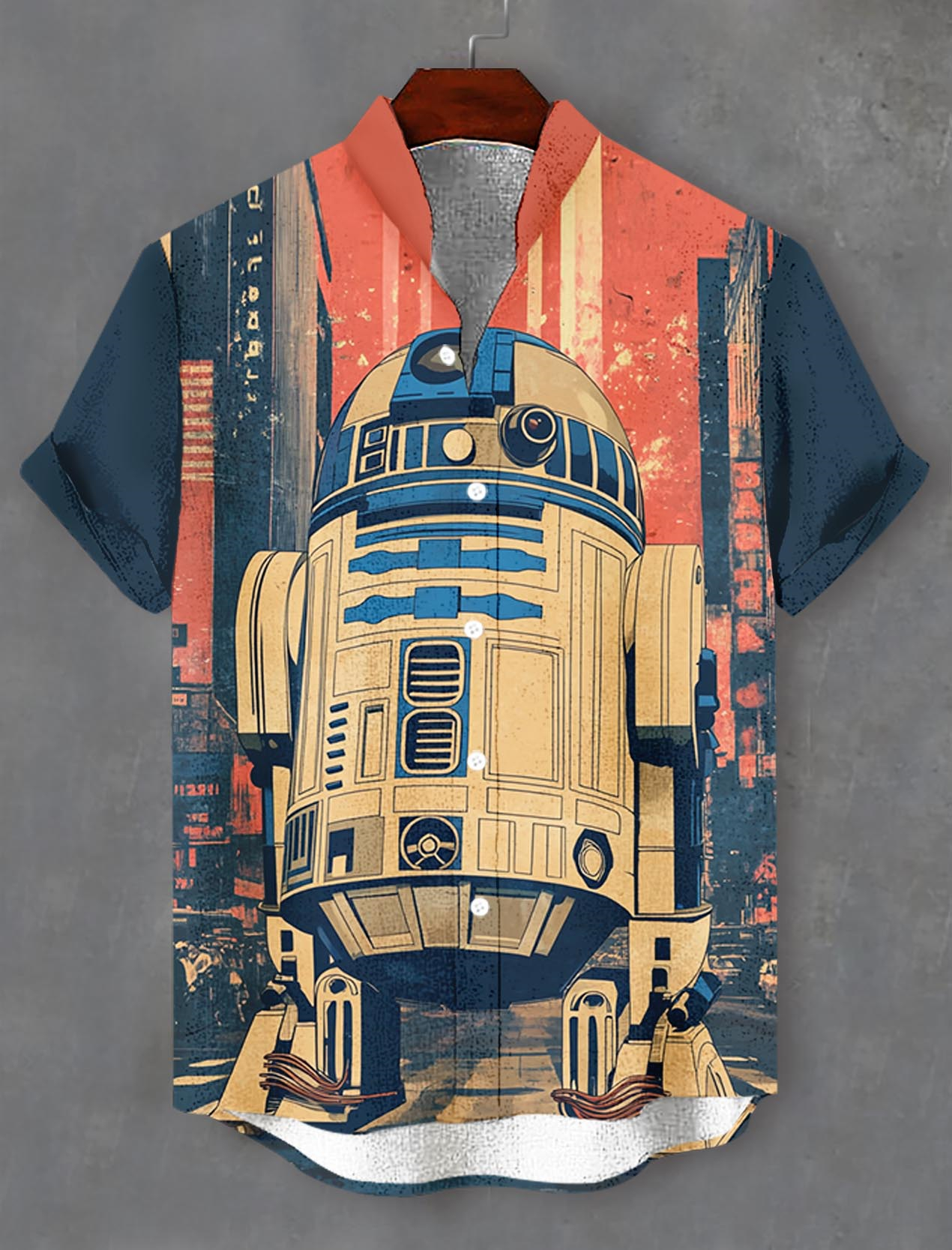 Men's Classic Movie Graphic Short Sleeve Shirt