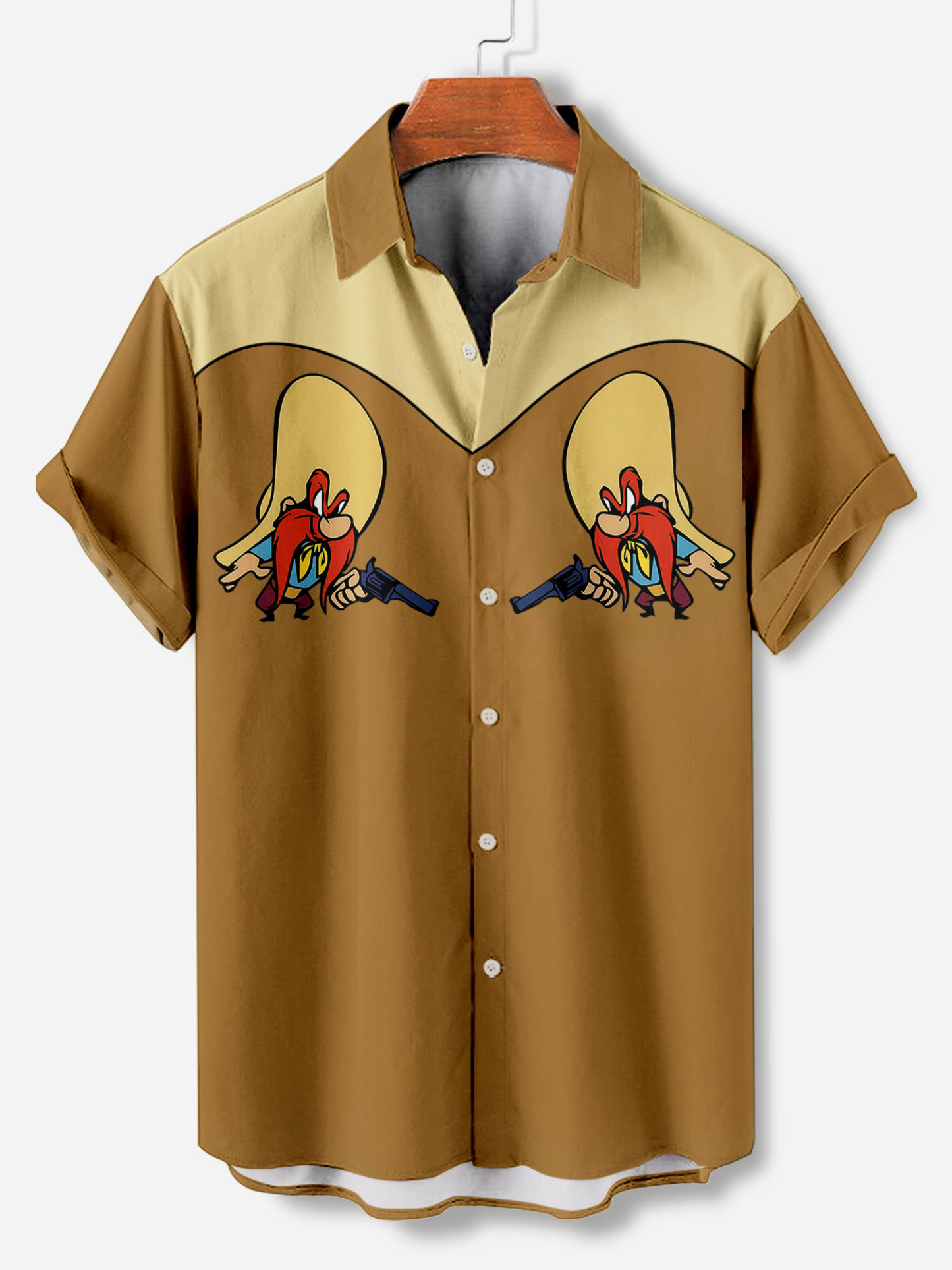 Men's Short Refreshing elegant hawaii Sleeve Shirt