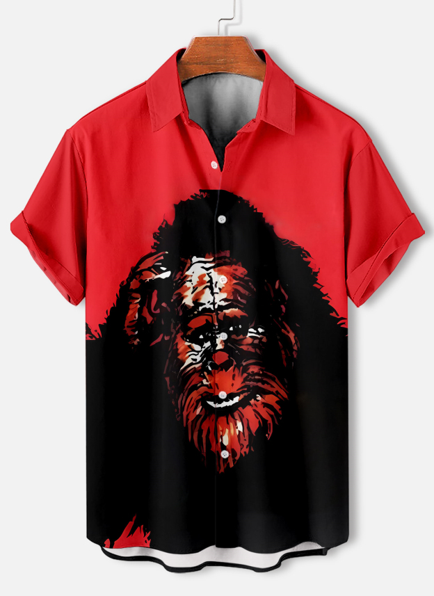 Men's Short Refreshing elegant hawaii Sleeve Shirt