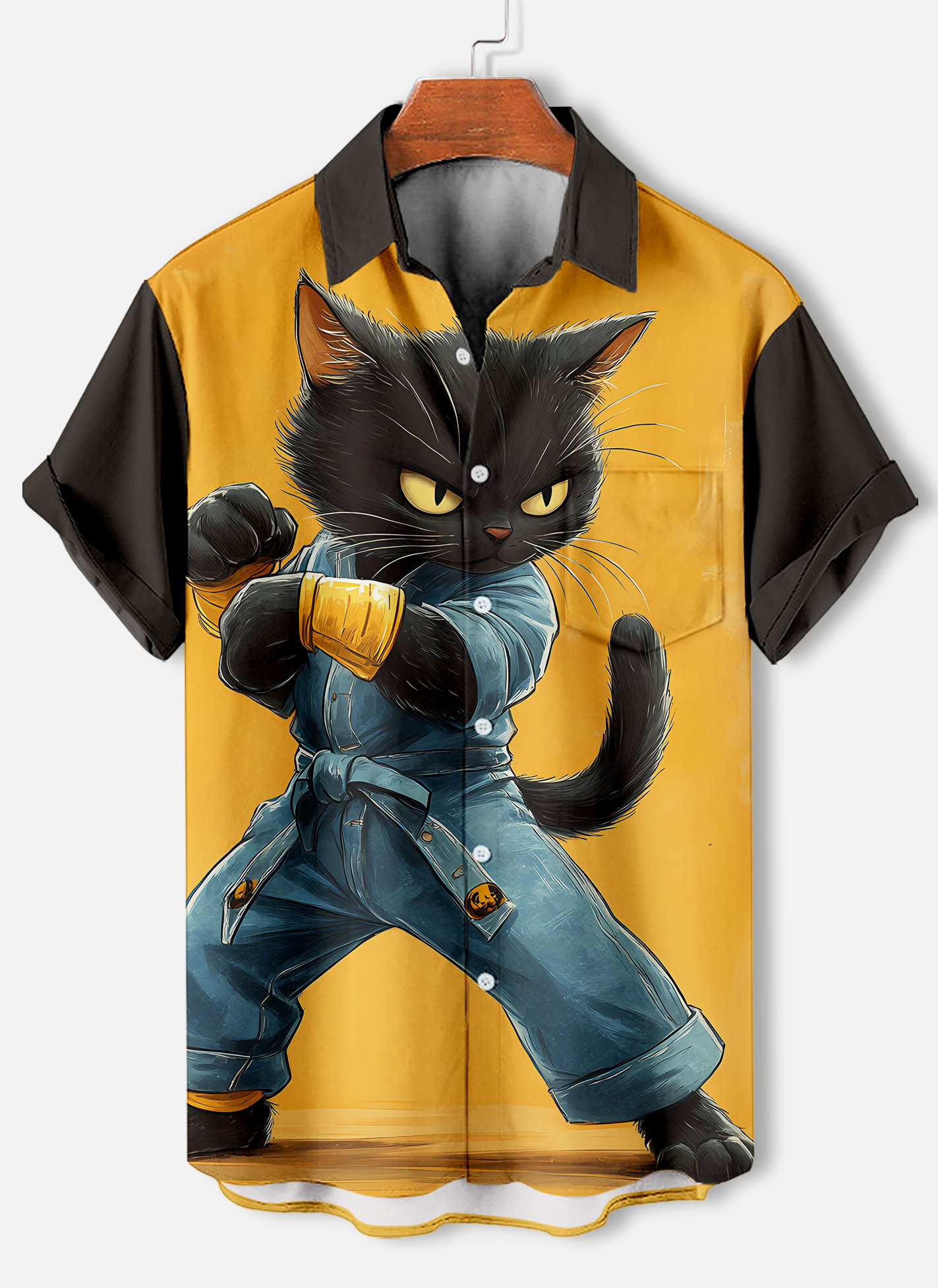 Men's Short Refreshing elegant hawaii Sleeve Shirt