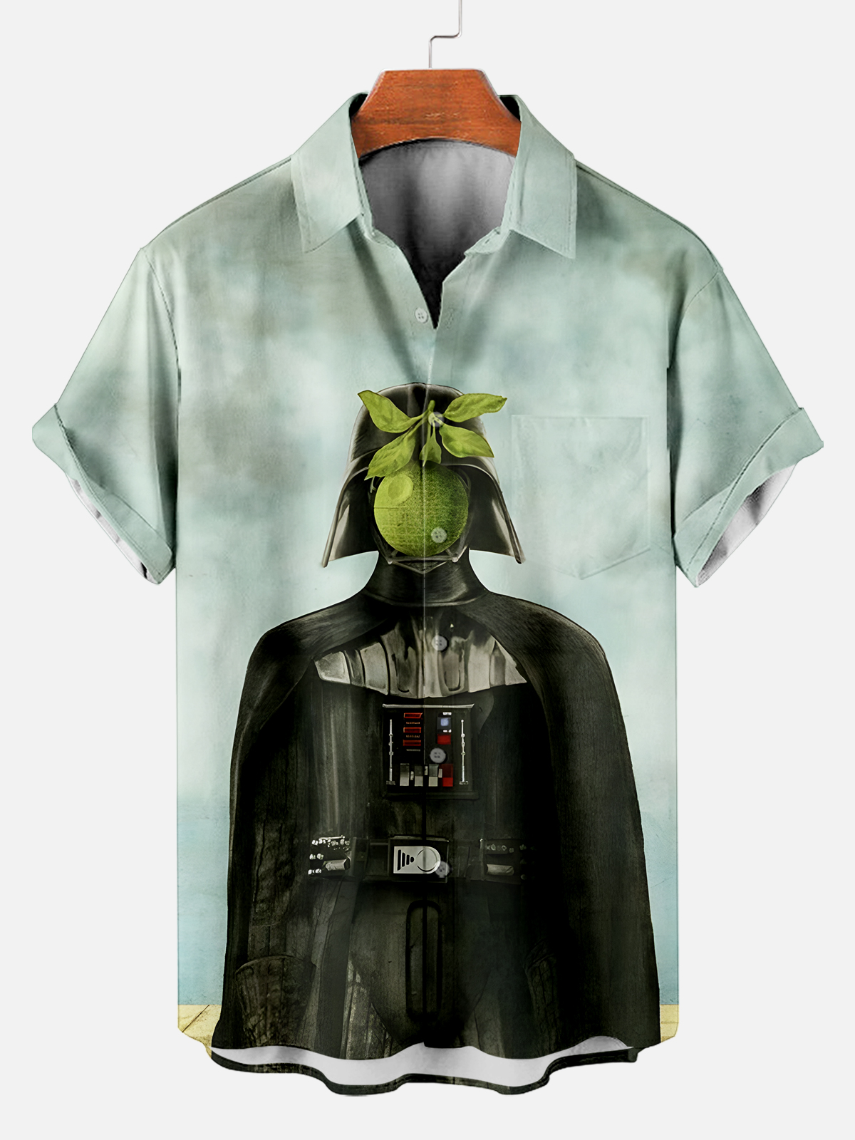 [Copy]Men's Vintage Witch Oil Painting Art Halloween Short Sleeve Shirt