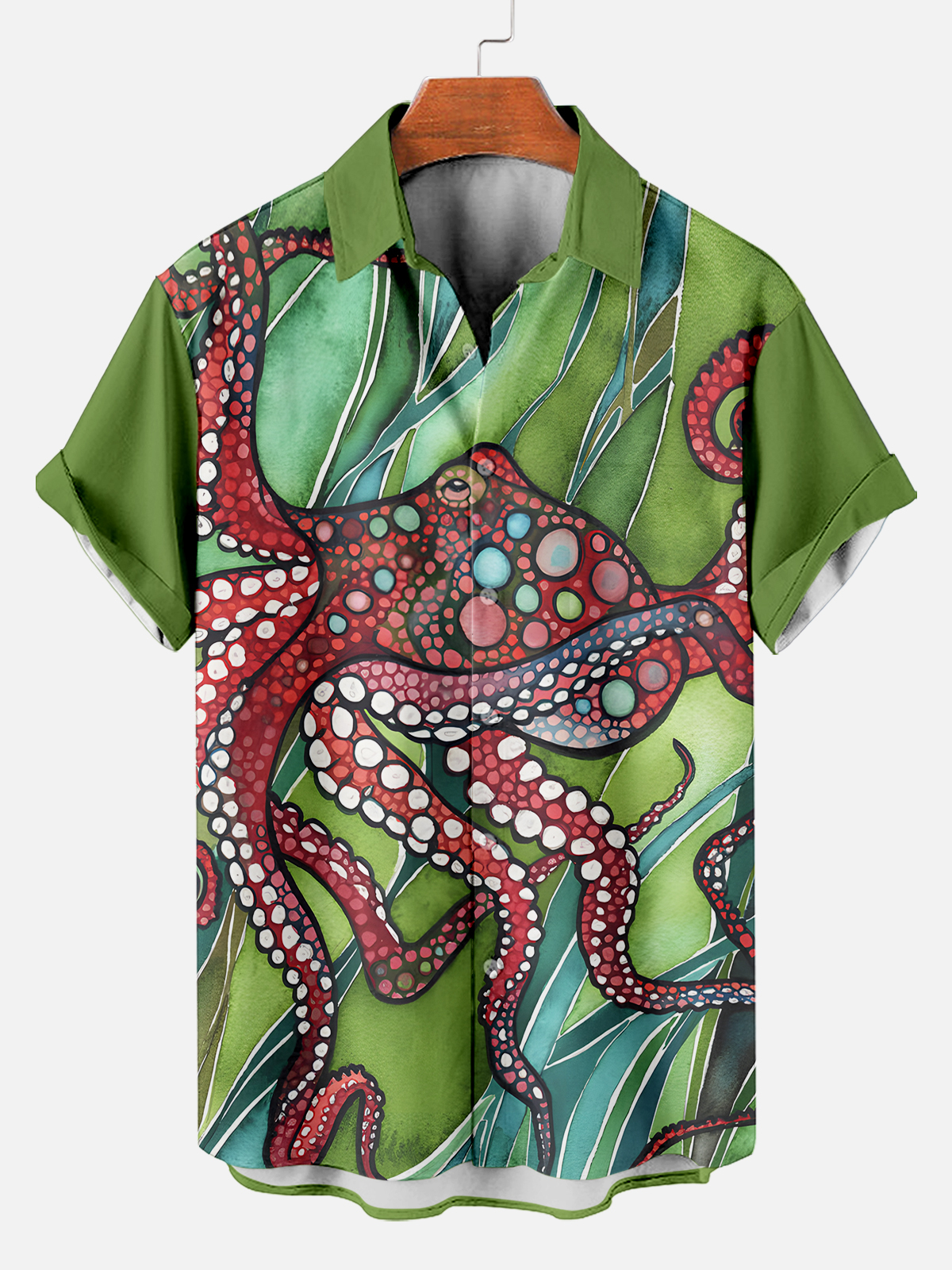 Ocean Creature Graphic Short Sleeve Shirt