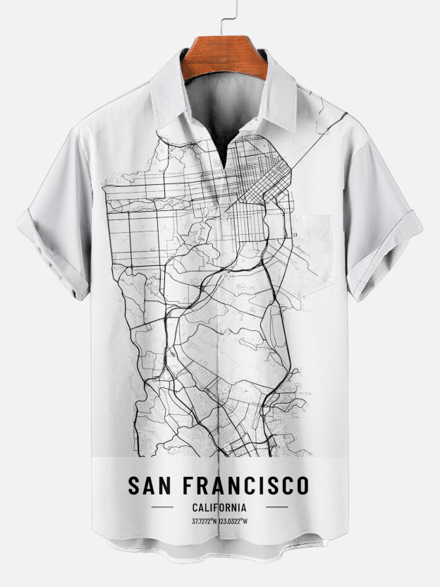 [Copy]Men's Vintage Witch Oil Painting Art Halloween Short Sleeve Shirt