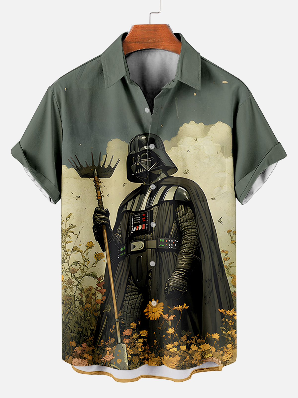 Men's Classic Movie Graphic Short Sleeve Shirt