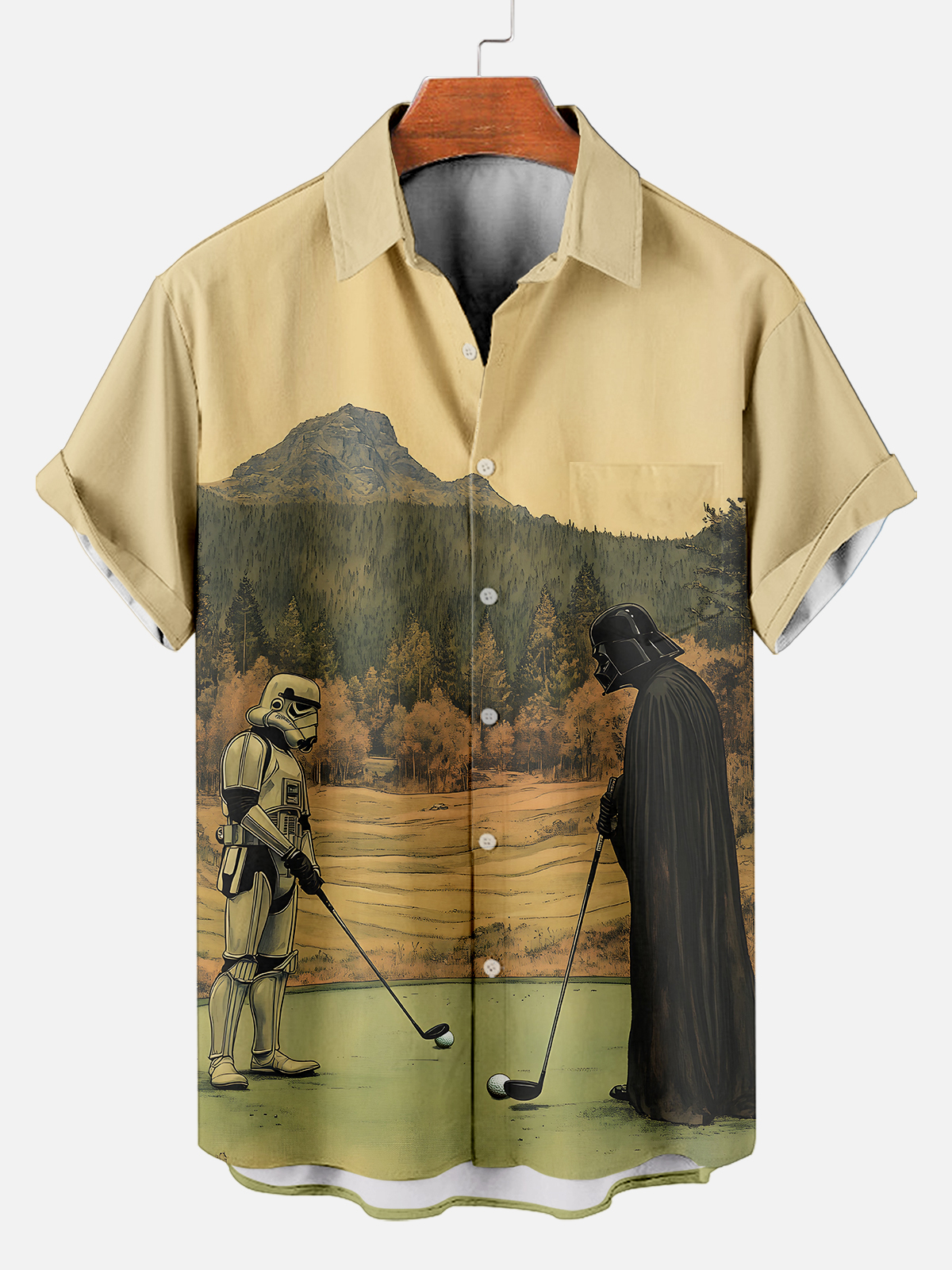 Men's Classic Movie Graphic Short Sleeve Shirt