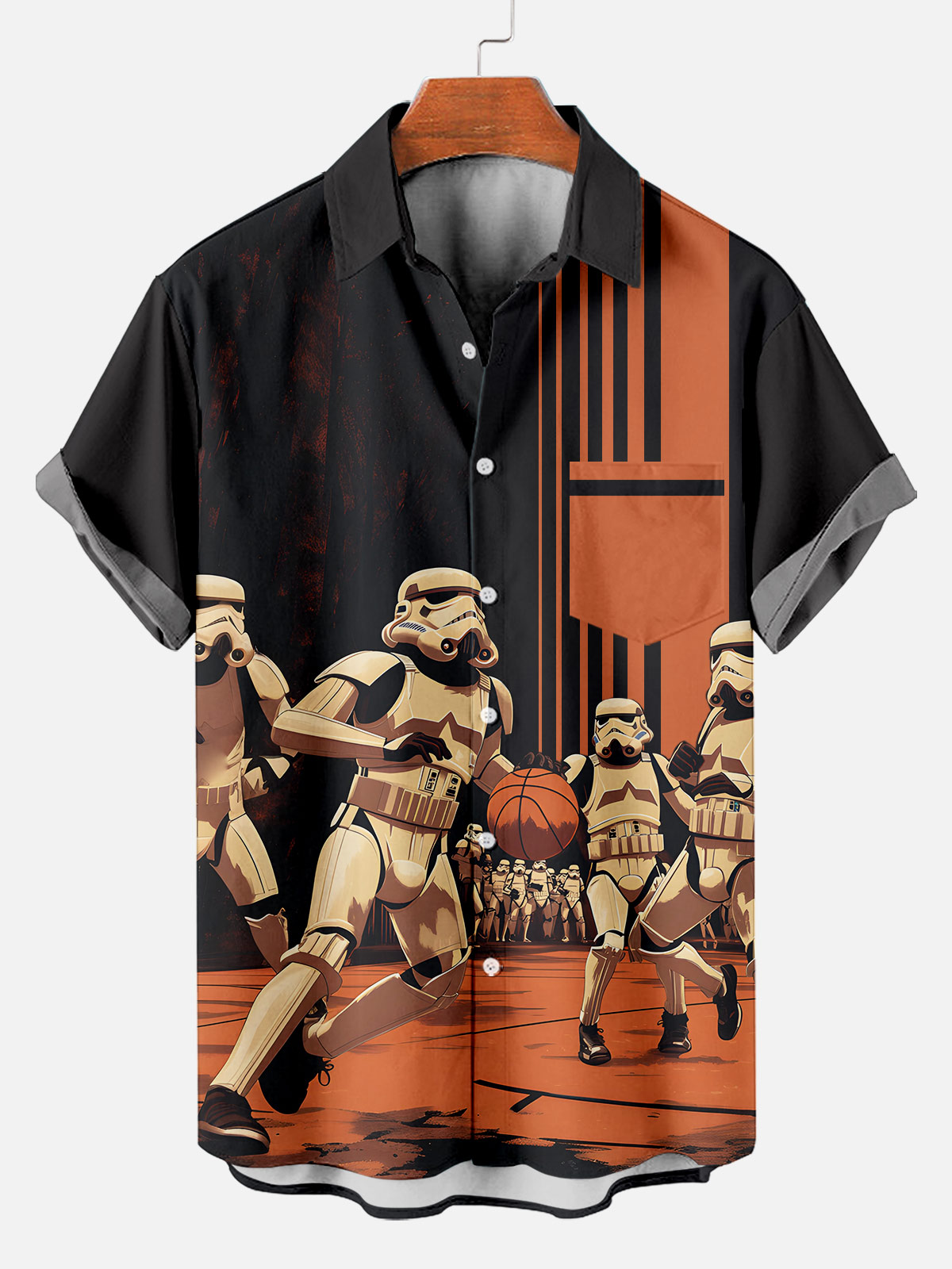 Men's Classic Movie Graphic Short Sleeve Shirt