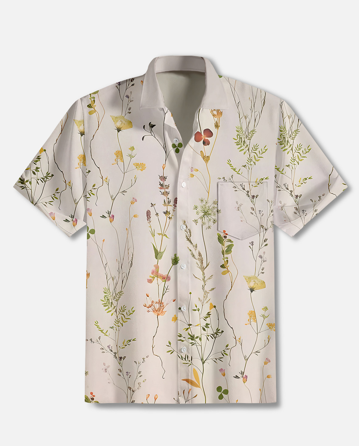 Men's Vintage Hawaiian Short Sleeve Shirt