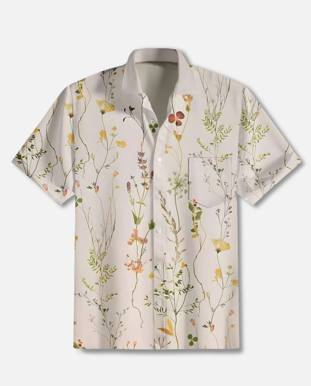 Men's Vintage Hawaiian Short Sleeve Shirt