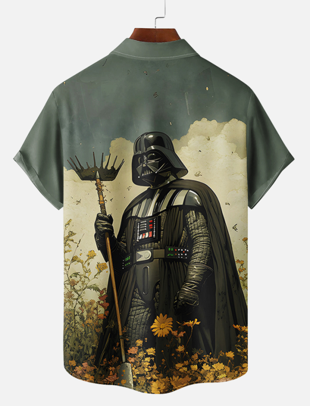 Men's Classic Movie Graphic Short Sleeve Shirt