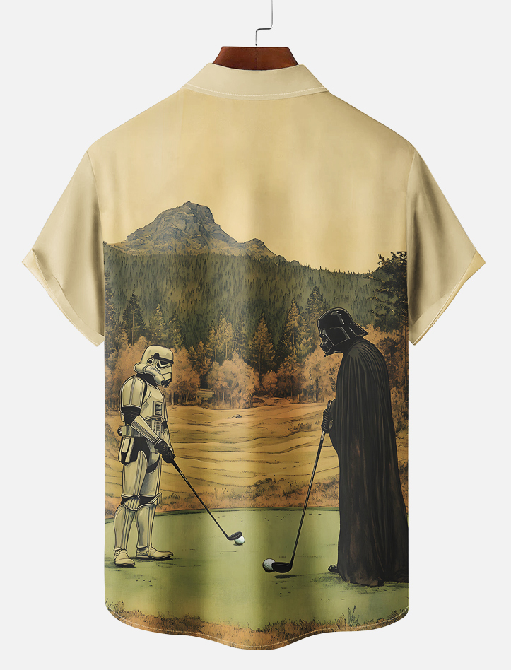 Men's Classic Movie Graphic Short Sleeve Shirt