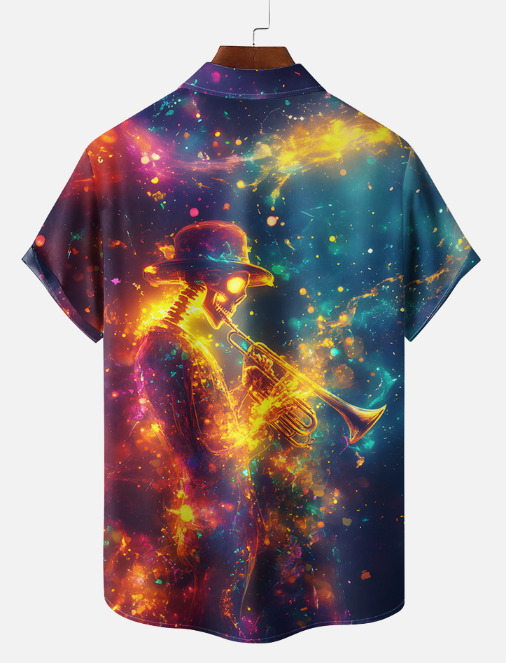 Men's Classic Movie Graphic Short Sleeve Shirt