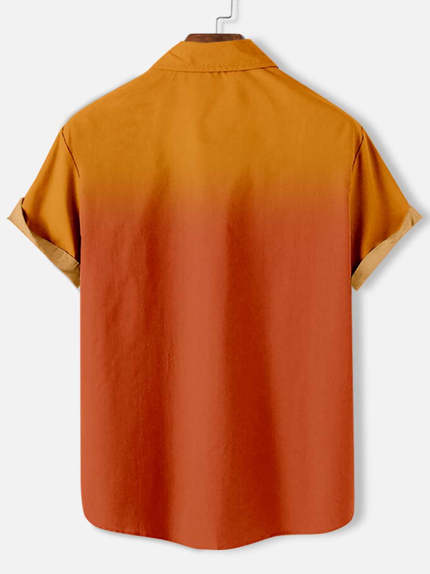 Men's Cartoon Car Graphic Short Sleeve Shirt