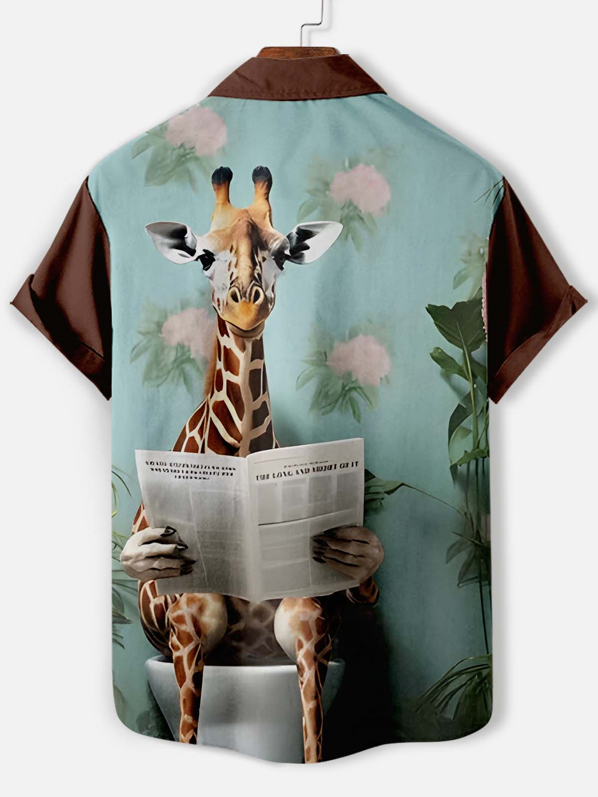 Men's Fun Animal Graphic Short Sleeve Shirt