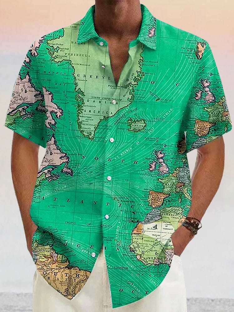 Stylish Print Short Sleeve Shirts