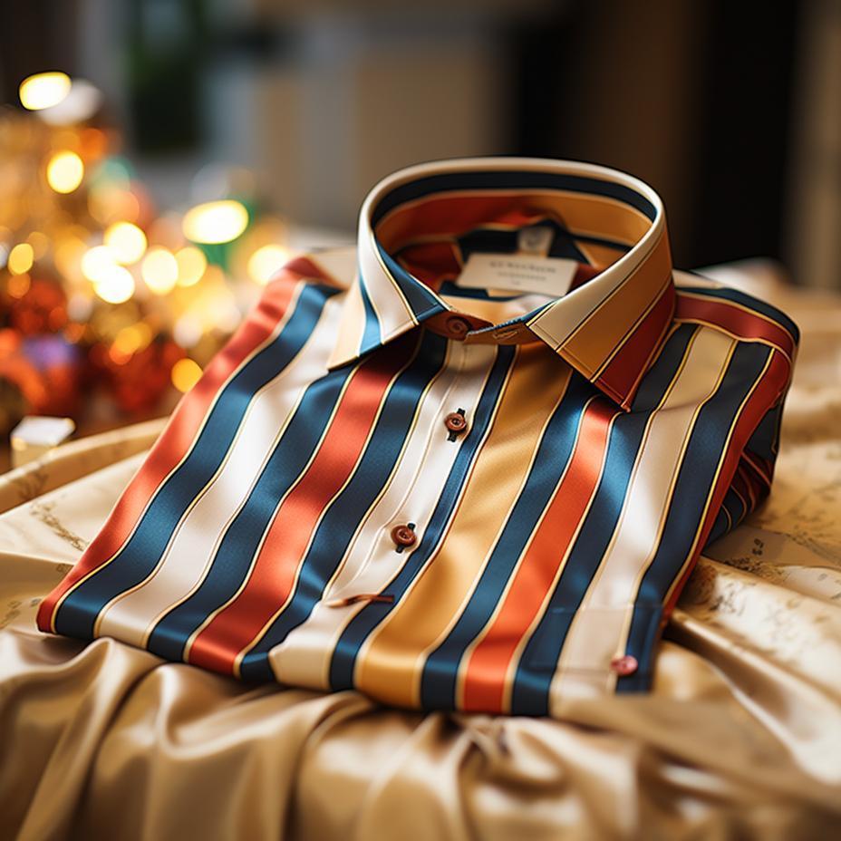 Men's Business Casual Button-Down Shirt