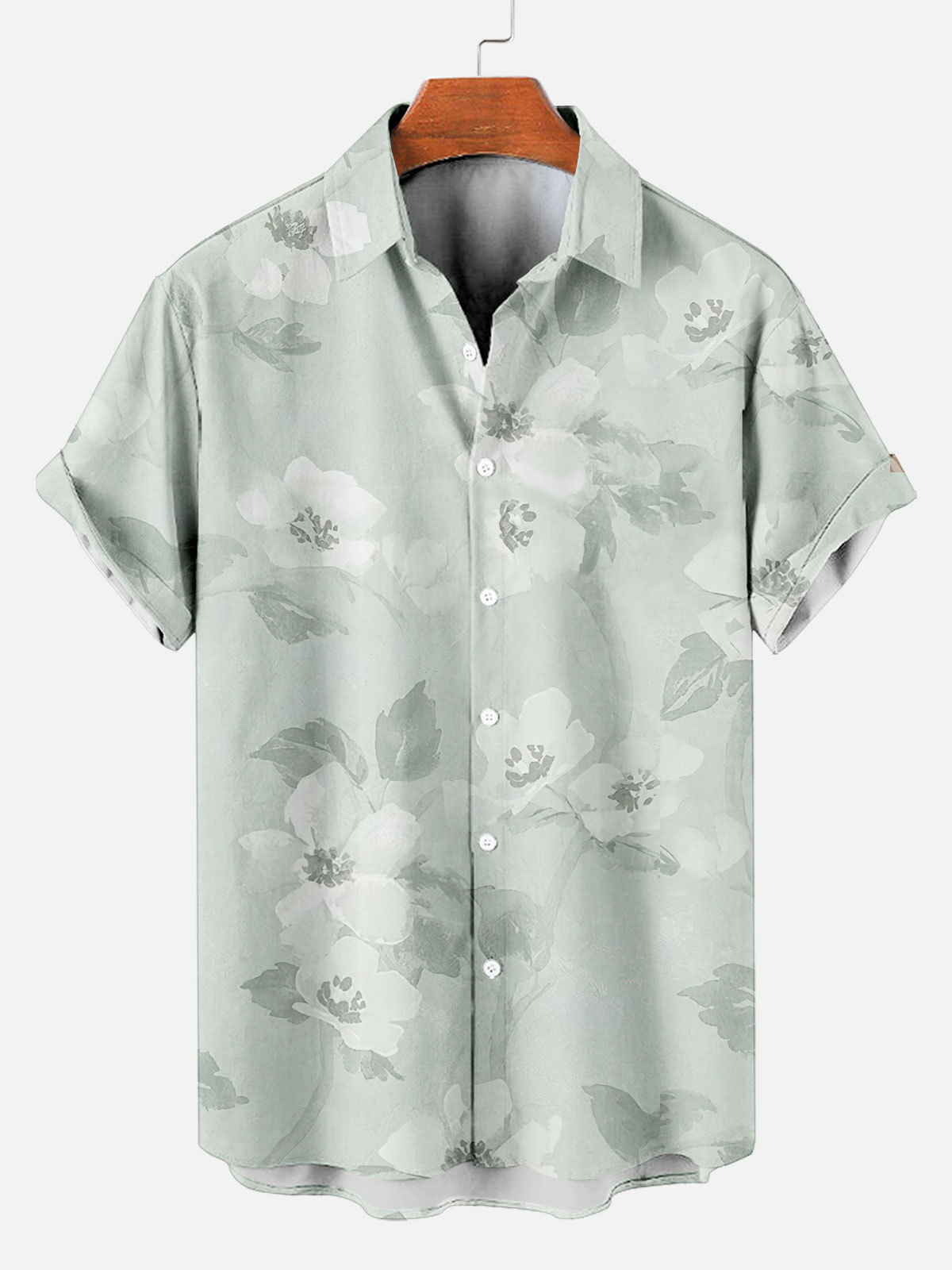 Men's Short Refreshing elegant hawaii Sleeve Shirt