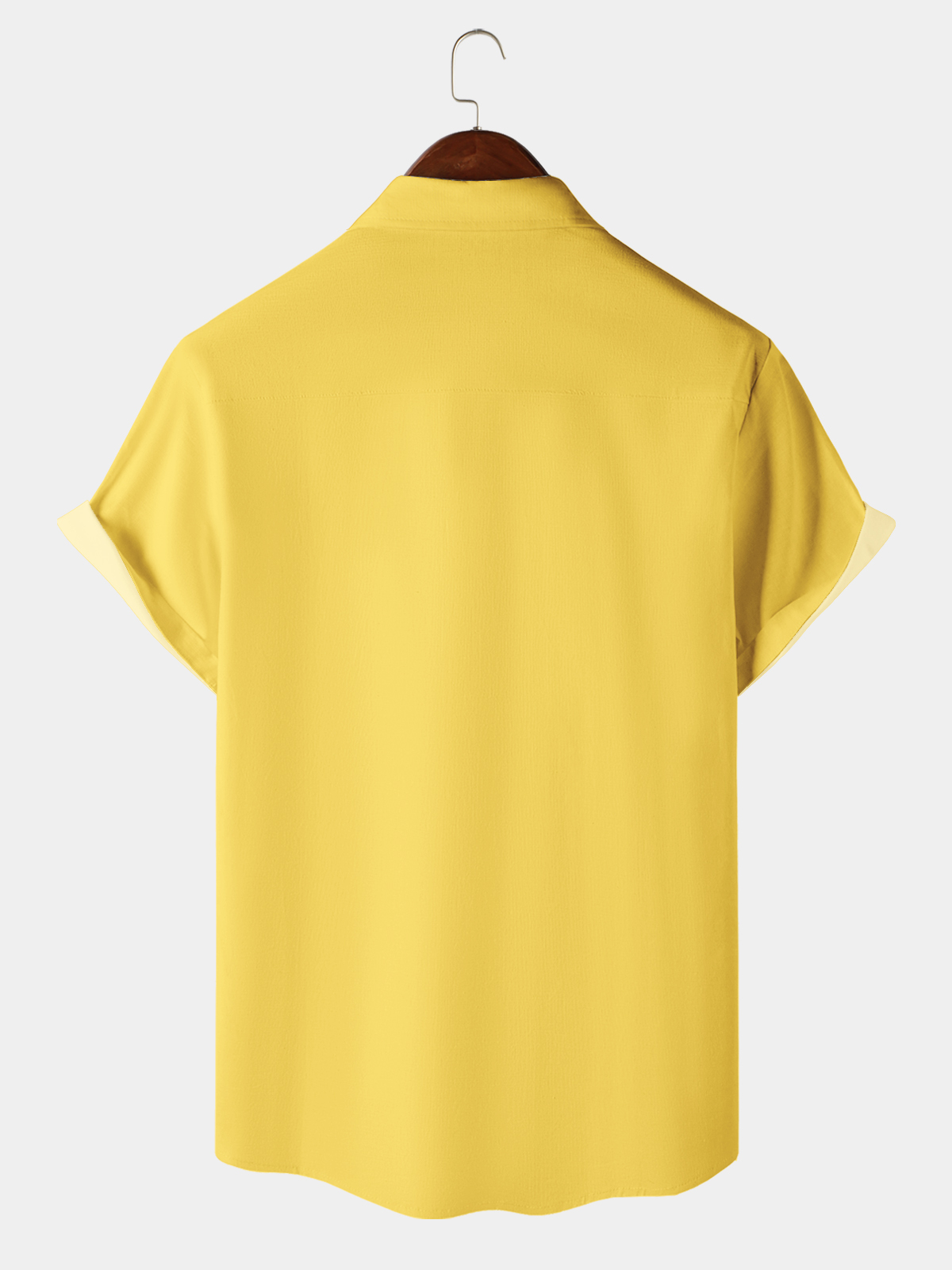 Men's Casual Beer Element Lapel Short Sleeve Shirt