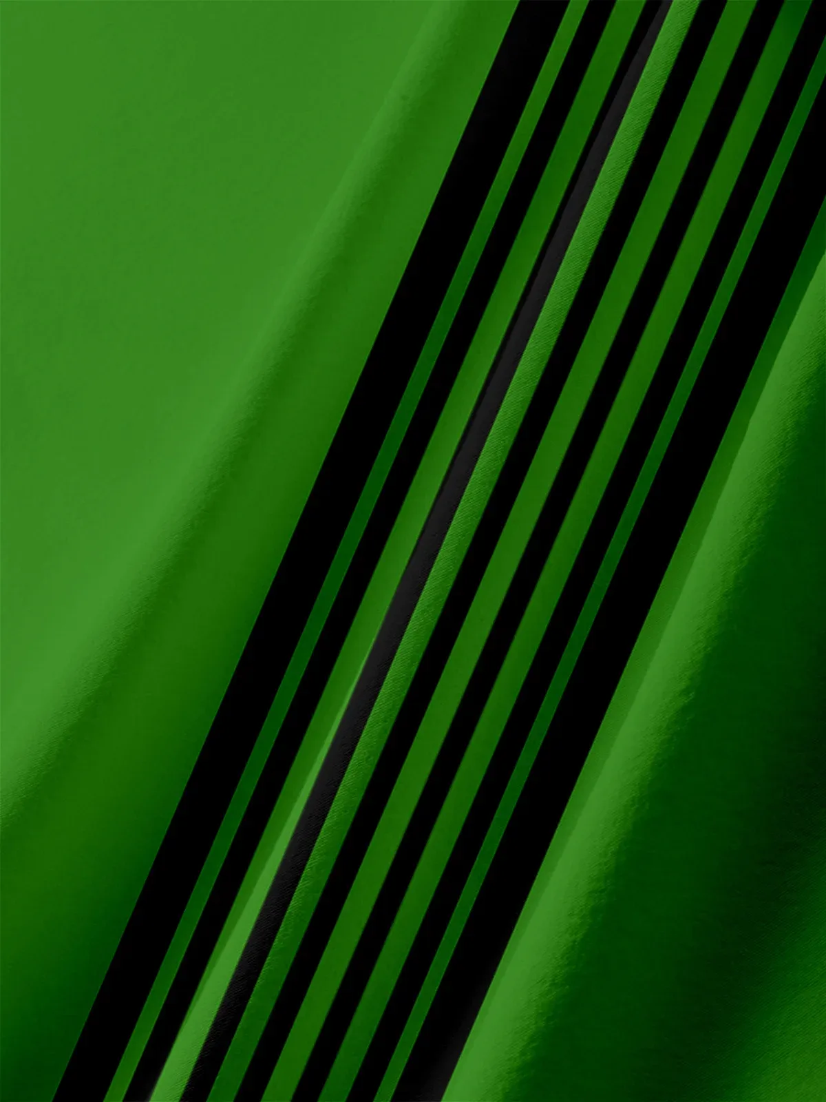 Men's Festival Shamrock Wine Glass Print Lapel Pocket Short Sleeve Bowling Shirt