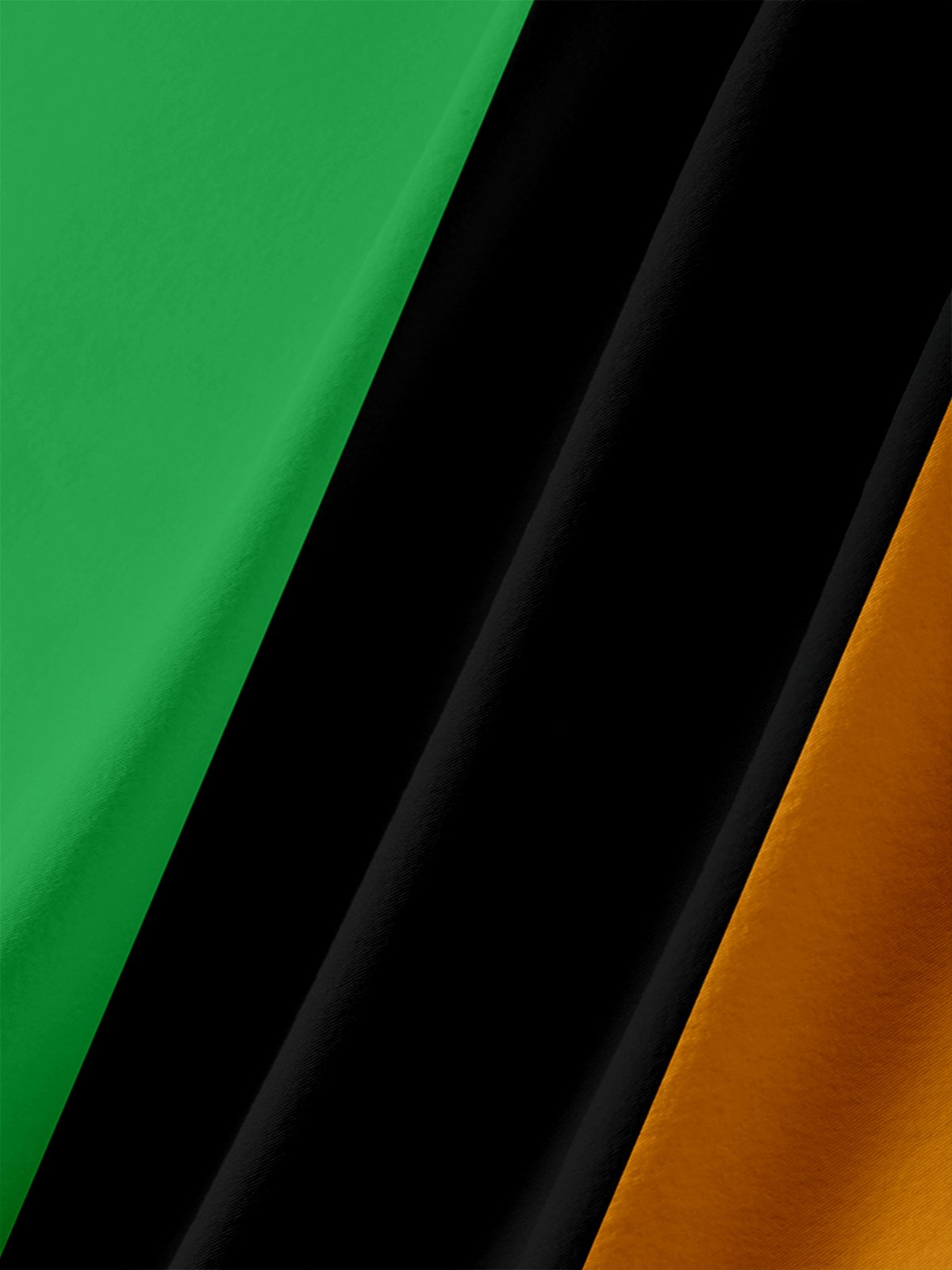 Men's Holiday Colorblock Shamrock Print Lapel Pocket Short Sleeve Bowling Shirt