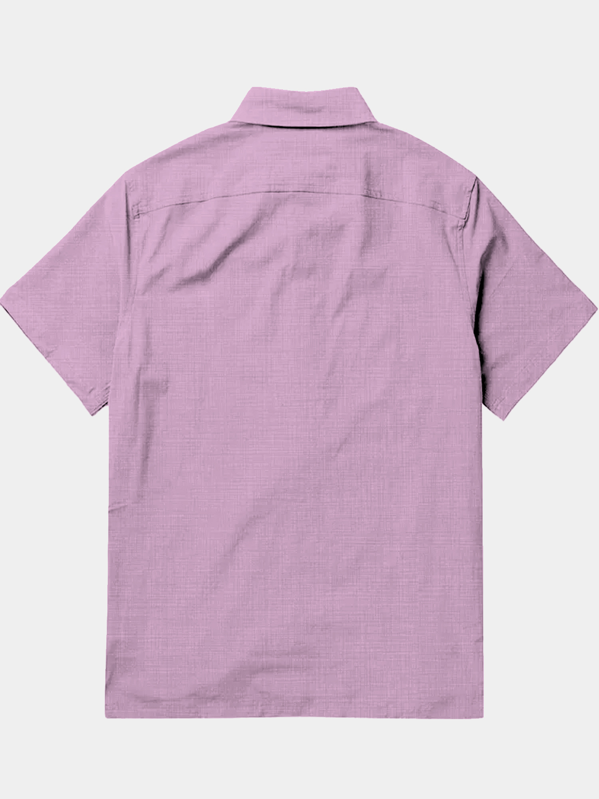 Men's casual lapel pocket short sleeved shirt