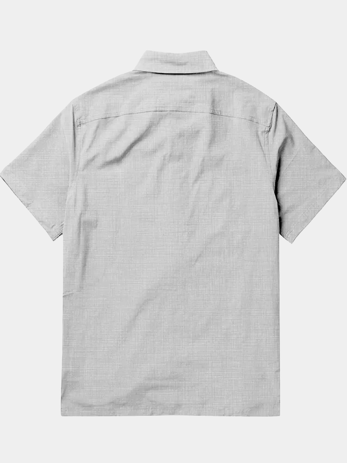 Men's casual lapel pocket short sleeved shirt