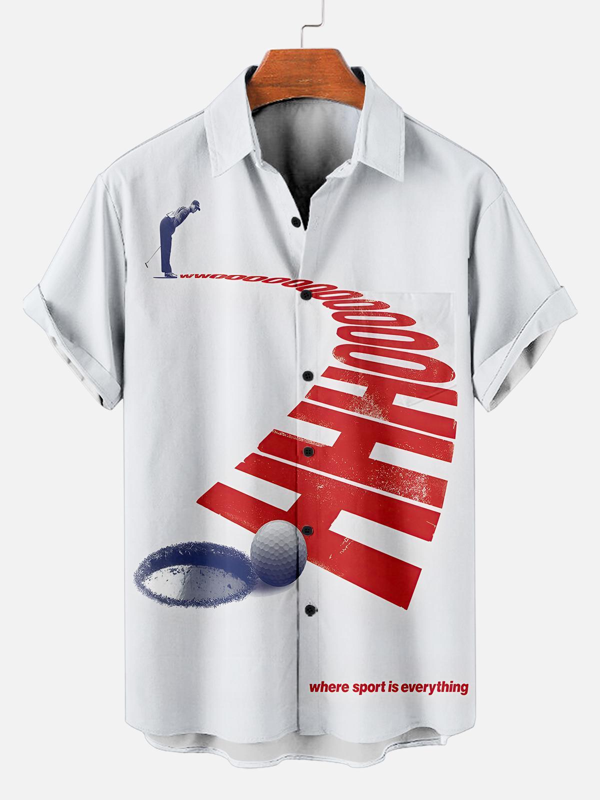 Book Pattern Short Sleeve Shirt