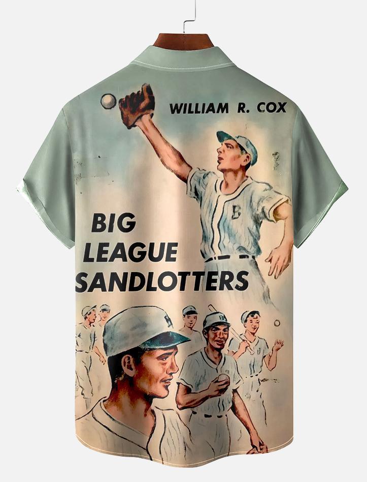 Book Pattern Short Sleeve Shirt