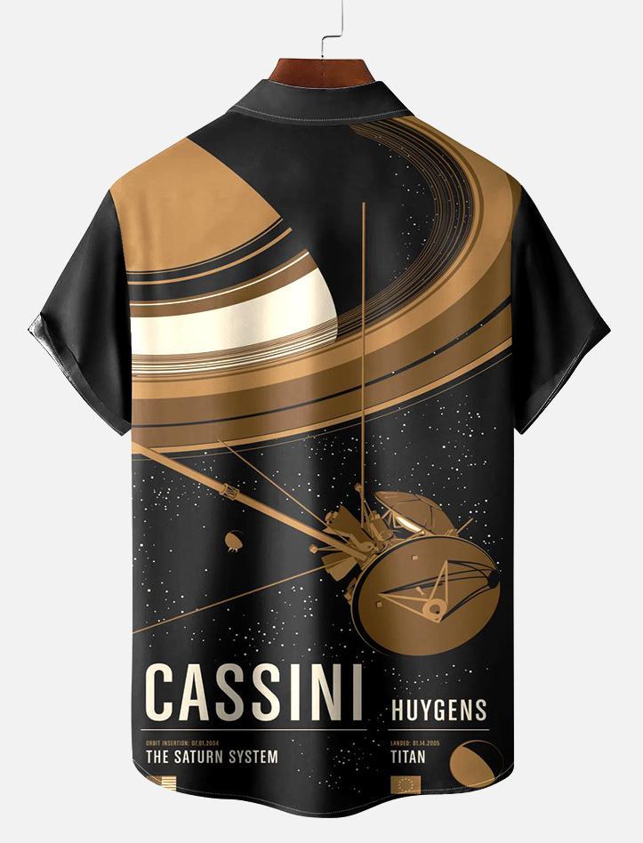 Book Pattern Short Sleeve Shirt