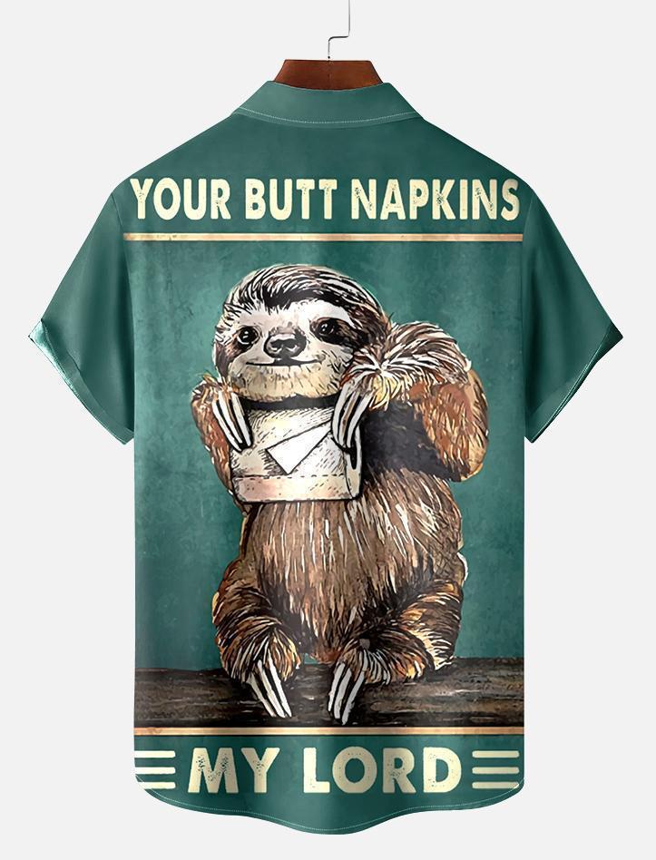 Retro Poster Men's Short Sleeve Shirt