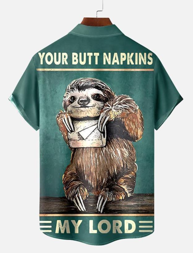 Retro Poster Men's Short Sleeve Shirt