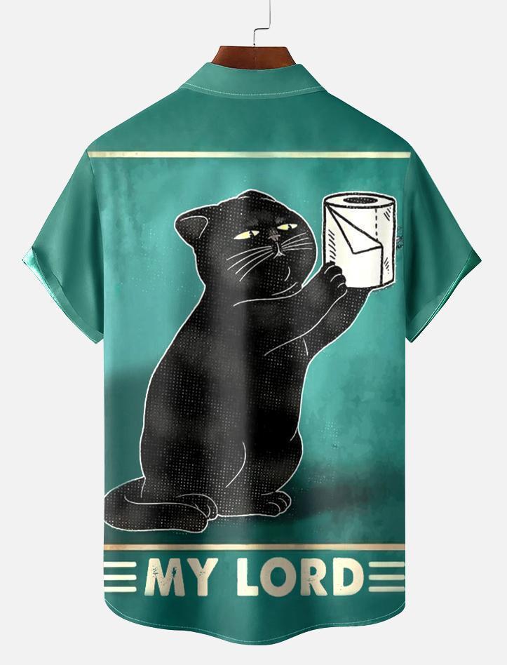 Retro Poster Men's Short Sleeve Shirt